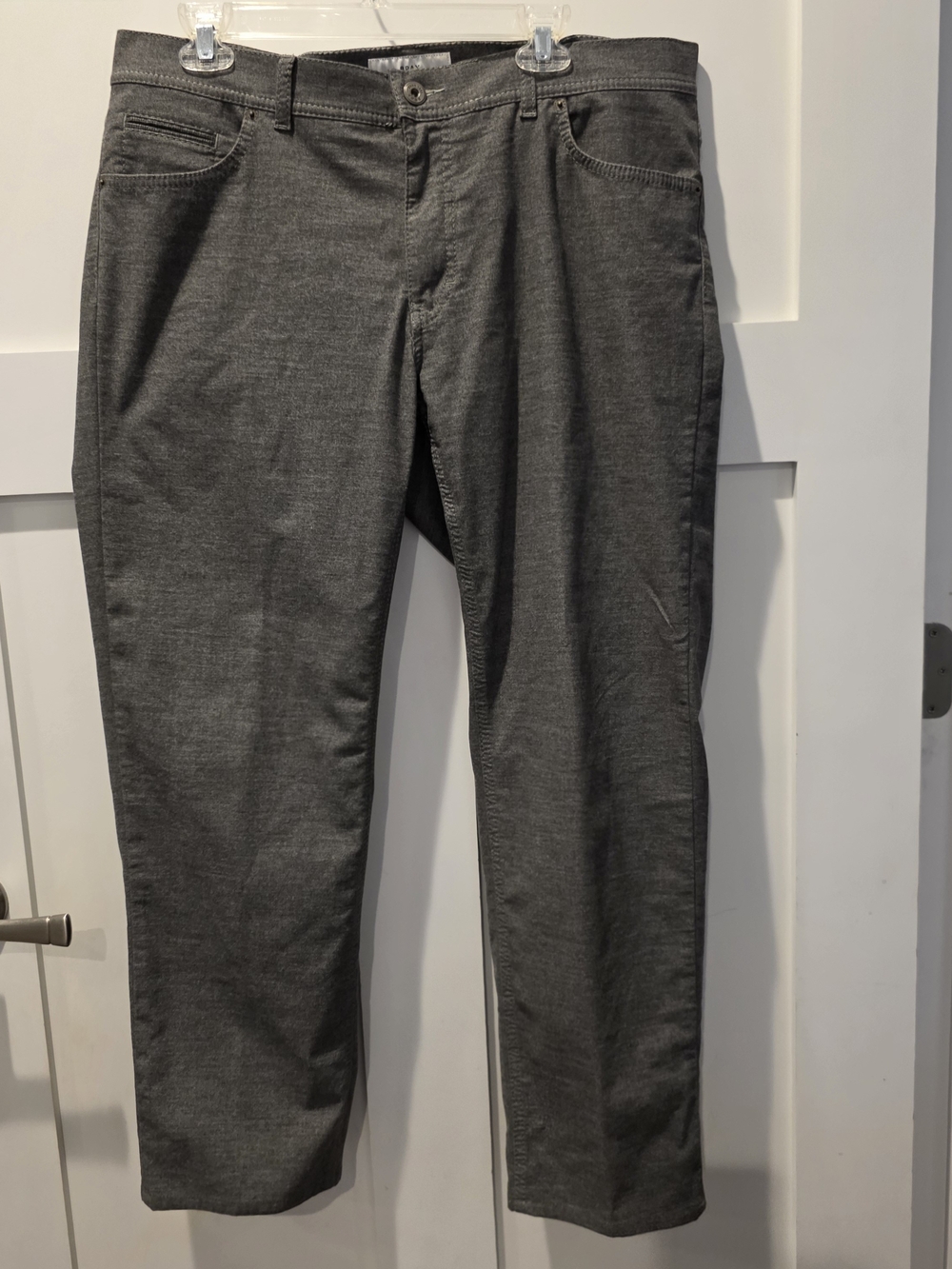 Brax Men's Feel Good Cooper Fancy Pants Regular Fit, Gray 38x27 Feel Good